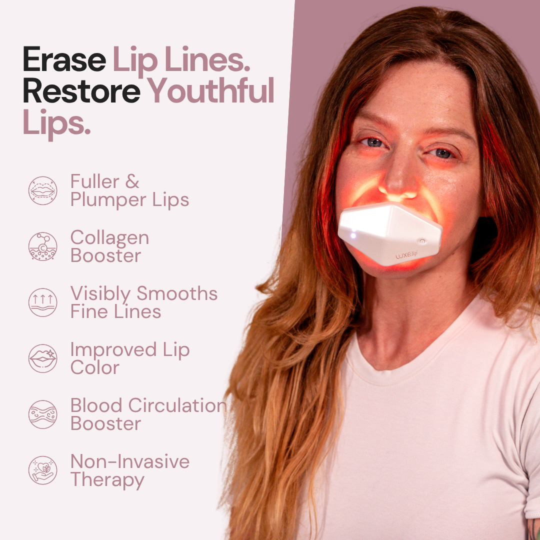 Luxes-Lip - Anti-ageing LED wearable device for youthful lips