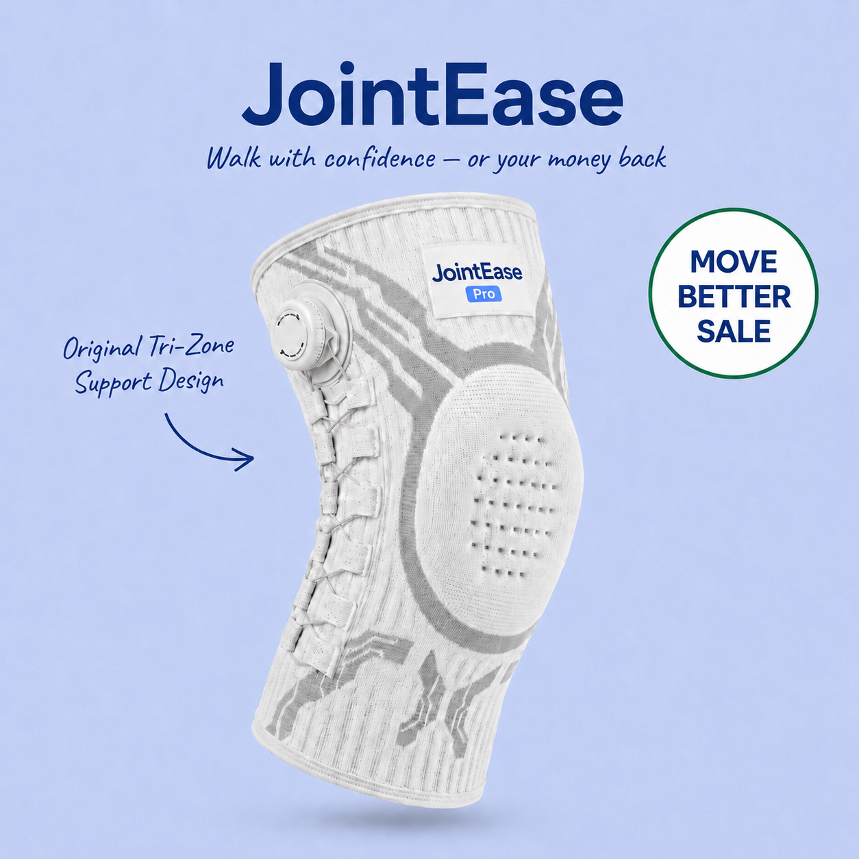 JointEase™ Take the stairs again — with confidence.