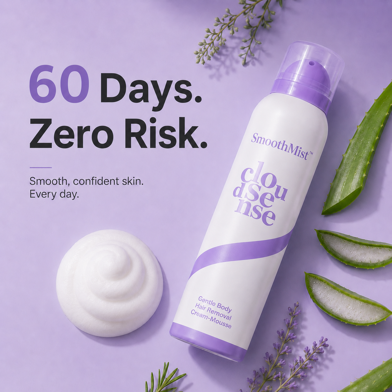 SmoothMist™ - Body Hair Removal Spray