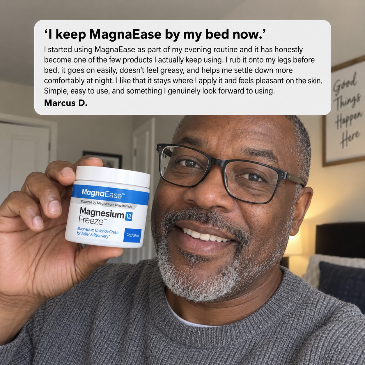 MagnaEase™ Magnesium Chloride Cream for Relief & Recovery